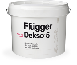 Flugger Dekso 5 100% Акриловая краска 0,75 л., base 1