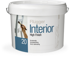 Flugger Interior High Finish 20  2,8 л Акриловая эмаль для мебели base 1