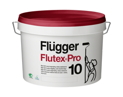 Flügger Flutex Pro 10 satin, акриловая краска 2,8 л, base 1